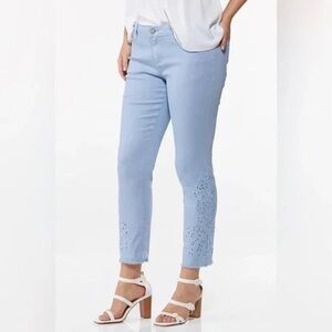 ❄️ Cato | Eyelet Vine Ankle Jeans Various Sizes Available